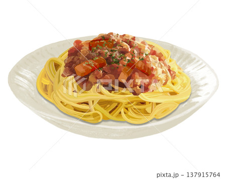 アマトリチャーナパスタ 137915764