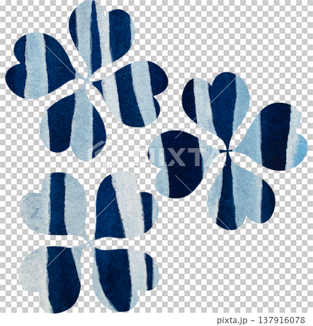 Beautiful watercolor four-leaf clover icon image illustration Beautiful watercolor four-leaf clover icon image illustration 137916078