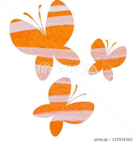 綺麗な水彩模様の蝶のアイコンのイメージのイラスト 綺麗な水彩模様の蝶のアイコンのイメージのイラスト 137916362