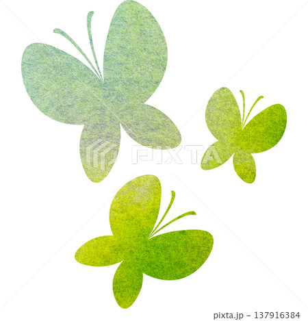 綺麗な水彩模様の蝶のアイコンのイメージのイラスト 綺麗な水彩模様の蝶のアイコンのイメージのイラスト 137916384