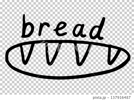 Hand drawn bread loaf outline for coffee break, bakery, pastry, bread shop, menu, cafe, recipe, restaurant, baking book, department store, gourmet, sticker, office workers, snack, lunch time, sandwich Hand drawn bread loaf outline for coffee break, bakery, pastry, bread shop, menu, cafe, recipe, restaurant, baking book, department store, gourmet, sticker, office workers, snack, lunch time, sandwich 137916487