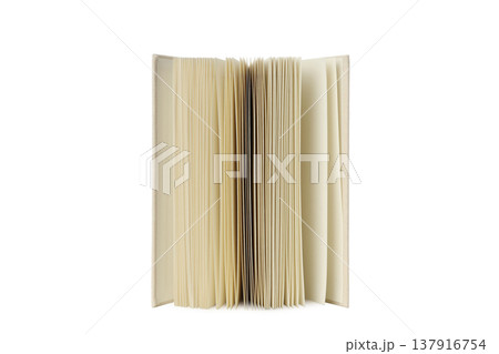 Open blank book for notes in a quiet space, isolated, PNG Open blank book for notes in a quiet space, isolated, PNG 137916754