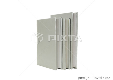 Set of empty books ready for study and note-taking, isolated, PNG Set of empty books ready for study and note-taking, isolated, PNG 137916762