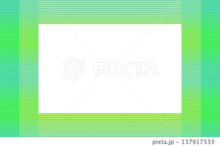 ボーダー模様　フレーム　スクエア　ホワイトスペース 137917333