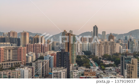 March 14 2026 KOWLOON CITY, HONG KONG. Urban roadway linking residential neighborhoods March 14 2026 KOWLOON CITY, HONG KONG. Urban roadway linking residential neighborhoods 137919037