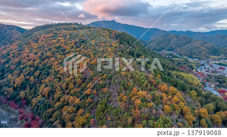 NOV 28 2025 Hozugawa River Rankyo Gorge Autumn Kyoto Japan 137919088