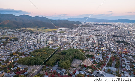 NOV 28 2025 Captures Sagano Bamboo Forest Pathway From Above NOV 28 2025 Captures Sagano Bamboo Forest Pathway From Above 137919118