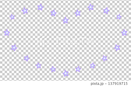 Burning Star Heart Frame_Purple 137919715