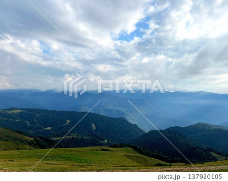 Mountains in Krasnaya Polyana, Sochi Mountains in Krasnaya Polyana, Sochi 137920105