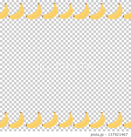 バナナのフレーム 137921467