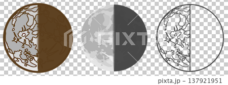 Waning moon 137921951