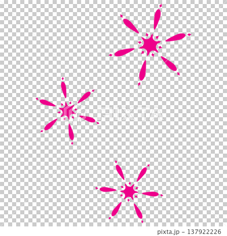 鮮やかなピンク色のシンプルな光 鮮やかなピンク色のシンプルな光 137922226