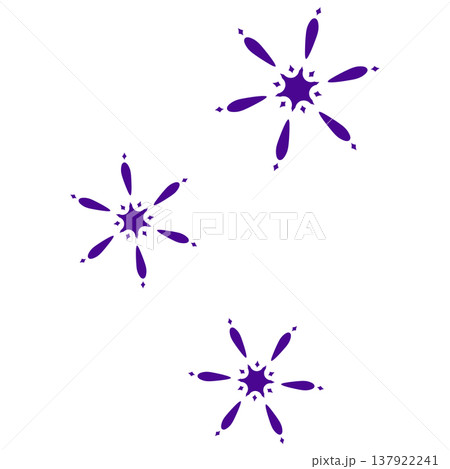 紫色のシンプルな光 137922241