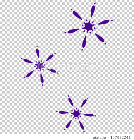 紫色のシンプルな光 137922241