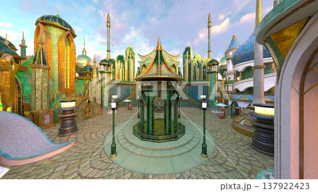 未来都市の風景 未来都市の風景 137922423
