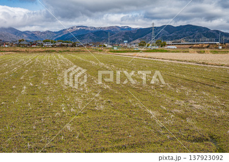 マキノ町の田園風景 滋賀県高島市 マキノ町の田園風景 滋賀県高島市 137923092