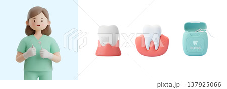 3D character with a professional job 3D character with a professional job 137925066