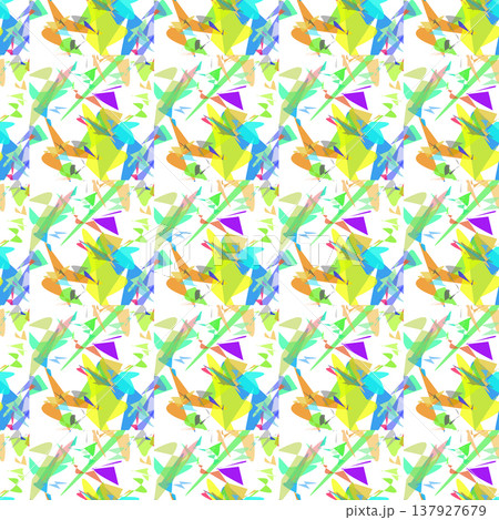 Tropical Leaf Colorful Seamless Pattern Background 137927679