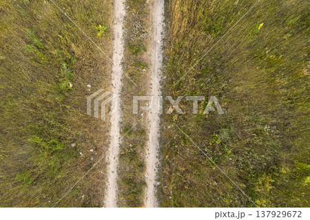 country road, view from above, aerial view country road, view from above, aerial view 137929672
