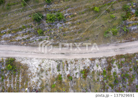 country road, view from above, aerial view country road, view from above, aerial view 137929691