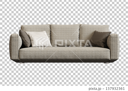 sofa isolate on a transparent background, interior furniture, 3D illustration, cg render sofa isolate on a transparent background, interior furniture, 3D illustration, cg render 137932361