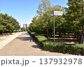 東京都江東区　豊洲ぐるり公園散策路と道しるべ 137932978