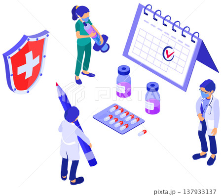 Vaccination Concept Banner 137933137