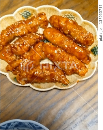 家庭料理 かしわの油炒め 家庭料理 かしわの油炒め 137933755