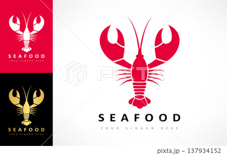 Lobster logo vector. Seafood design Lobster logo vector. Seafood design 137934152