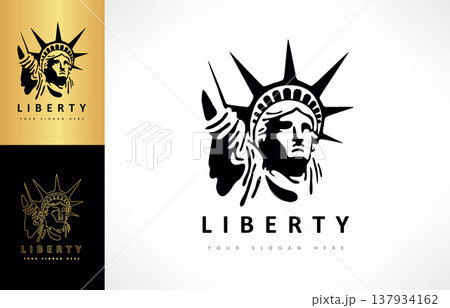 Statue of liberty usa logo vector Statue of liberty usa logo vector 137934162