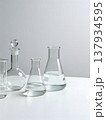 laboratory glassware on a table 137934595