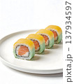 roll with smoked salmon 137934597