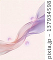 abstract wave lines fluid rainbow style color smoke wave and light effects on pink 137934598