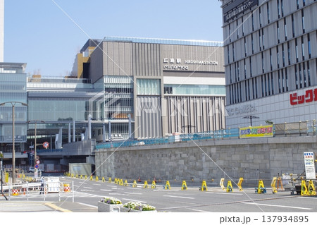 新しくなった広島駅ビル建物の景色 新しくなった広島駅ビル建物の景色 137934895