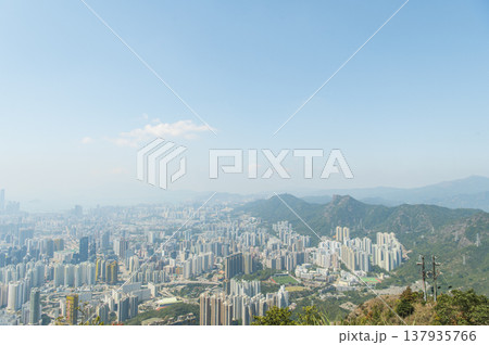 香港 飛鵝山からの景色 香港 飛鵝山からの景色 137935766