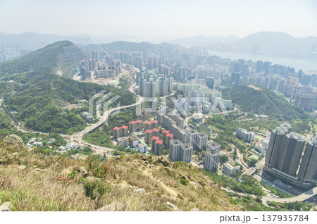 香港　飛鵝山からの景色 137935784