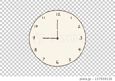 時計　9時　21時 137939116