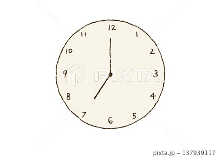 時計　7時　19時 137939117