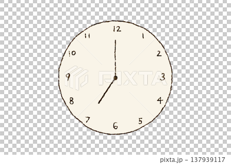 時計　7時　19時 137939117