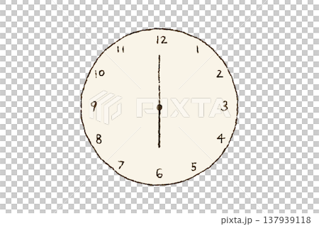 時計　6時　18時 137939118