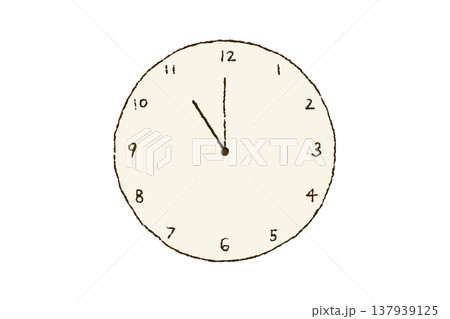 時計 11時 23時 時計 11時 23時 137939125