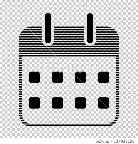Cute and simple calendar illustrations 137939129