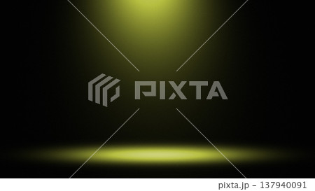 Green Spotlight Glow 137940091