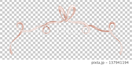 Watercolor Ribbon Border illustration with soft pastel curves and bow detail. Art of vintage frame for card templates, invitations, baby shower designs, nursery decor and gentle childhood theme. Watercolor Ribbon Border illustration with soft pastel curves and bow detail. Art of vintage frame for card templates, invitations, baby shower designs, nursery decor and gentle childhood theme. 137941194