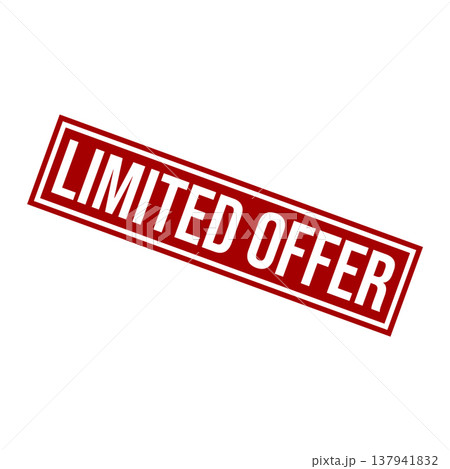 Limited Offer Letter Rubber Stamp Vector Design Template Limited Offer Letter Rubber Stamp Vector Design Template 137941832