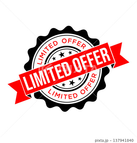 Limited Offer Letter Rubber Stamp Vector Design Template Limited Offer Letter Rubber Stamp Vector Design Template 137941840