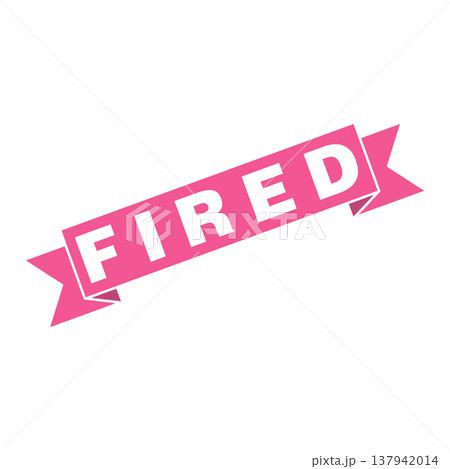 Fired Letter Rubber Stamp Template Design Fired Letter Rubber Stamp Template Design 137942014
