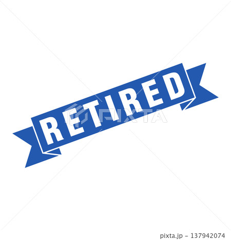Retired Letter Rubber Stamp Template Design Retired Letter Rubber Stamp Template Design 137942074