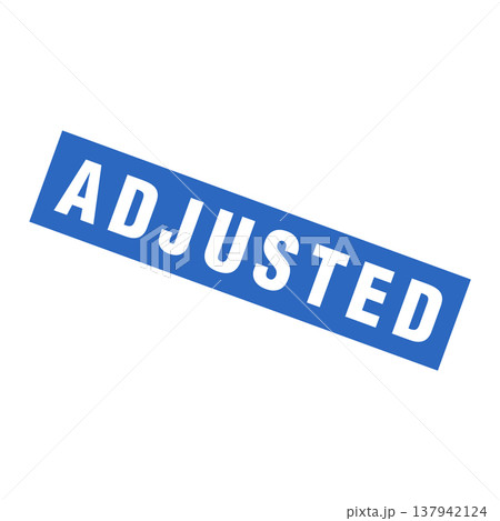Adjusted Letter Rubber Stamp Template Design Adjusted Letter Rubber Stamp Template Design 137942124