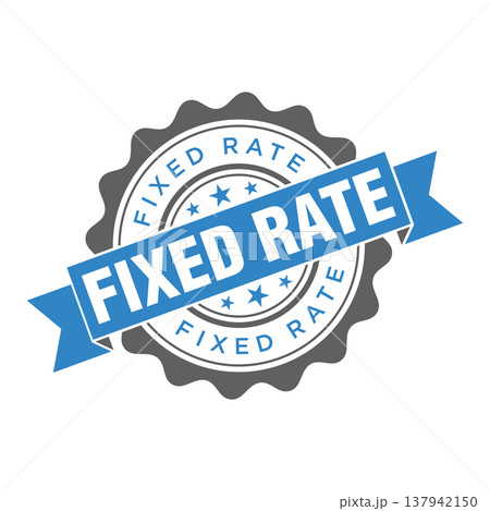 Fixed Rate Letter Rubber Stamp Template Design Fixed Rate Letter Rubber Stamp Template Design 137942150